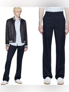 Theory Mens Laurence Precision Twill pant trousers black NWT